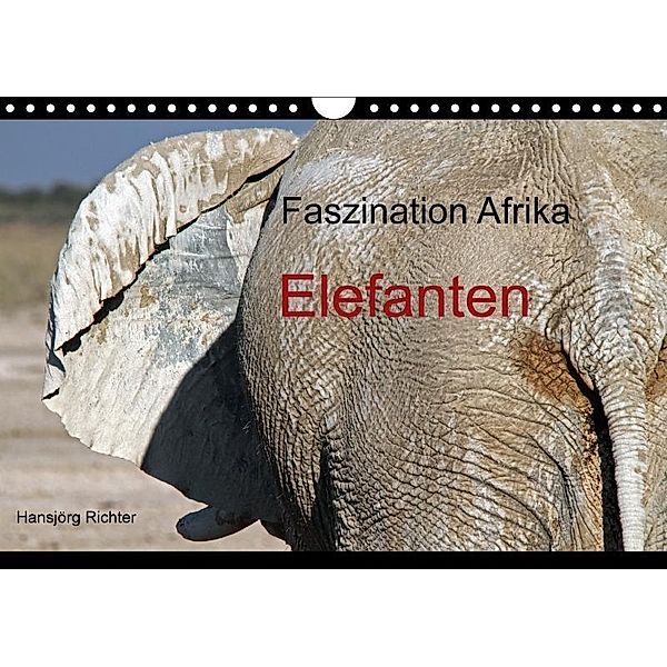 Faszination Afrika - Elefanten (Wandkalender 2017 DIN A4 quer), Hansjörg Richter