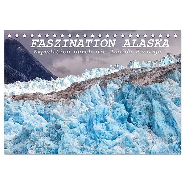 FASZINATION ALASKA Expedition durch die Inside Passage (Tischkalender 2024 DIN A5 quer), CALVENDO Monatskalender, Michele Junio