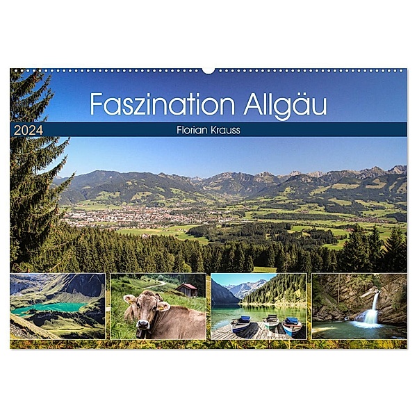 Faszination Allgäu (Wandkalender 2024 DIN A2 quer), CALVENDO Monatskalender, Florian Krauss