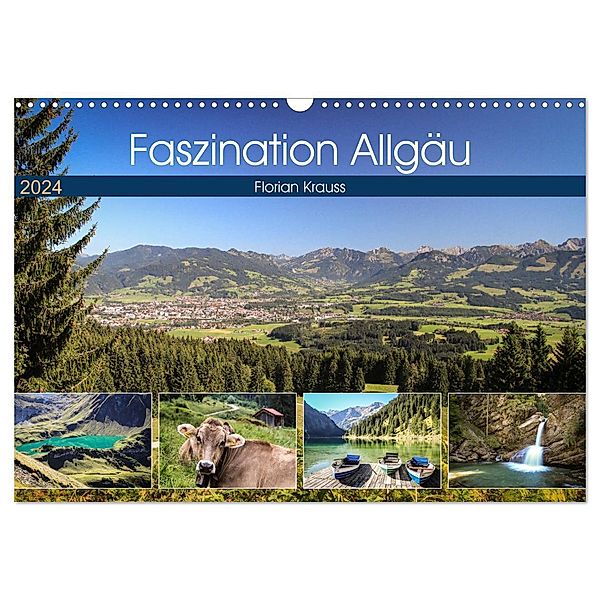 Faszination Allgäu (Wandkalender 2024 DIN A3 quer), CALVENDO Monatskalender, Florian Krauß