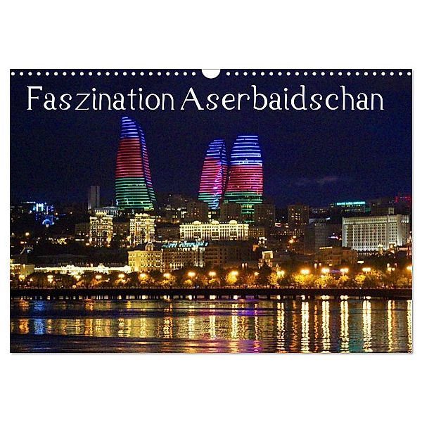 Faszination Aserbaidschan (Wandkalender 2024 DIN A3 quer), CALVENDO Monatskalender, Karsten-Thilo Raab