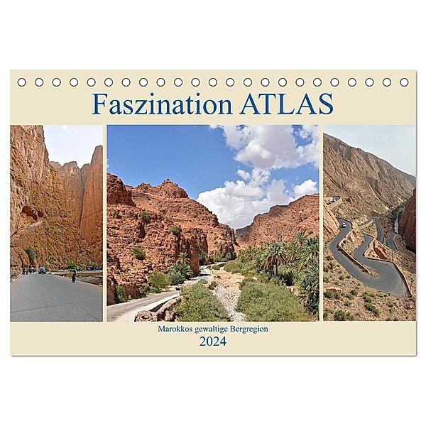 Faszination ATLAS (Tischkalender 2024 DIN A5 quer), CALVENDO Monatskalender, Ulrich Senff