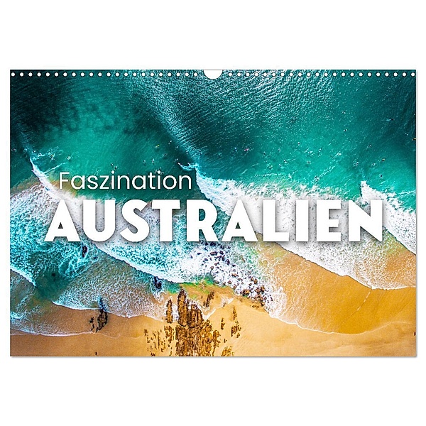 Faszination Australien - Impressionen vom Land Down Under (Wandkalender 2024 DIN A3 quer), CALVENDO Monatskalender, Happy Monkey