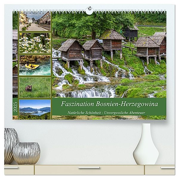 Faszination Bosnien-Herzegowina (hochwertiger Premium Wandkalender 2025 DIN A2 quer), Kunstdruck in Hochglanz, Calvendo, Ursula Di Chito