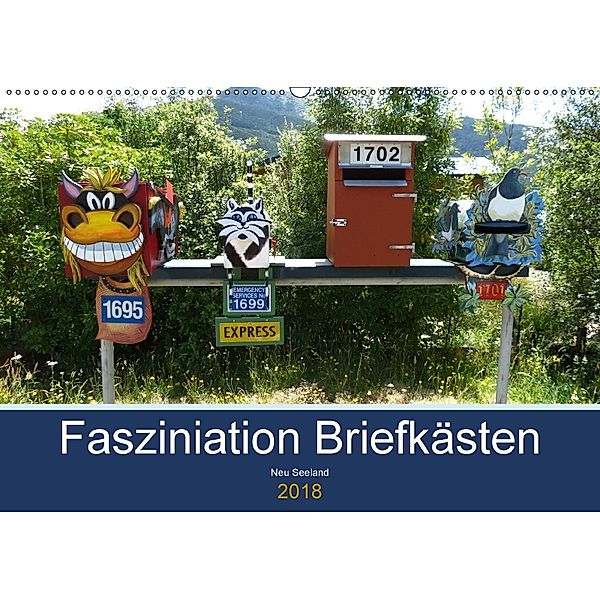 Faszination Briefkästen (Wandkalender 2018 DIN A2 quer), Stefanie Gendera