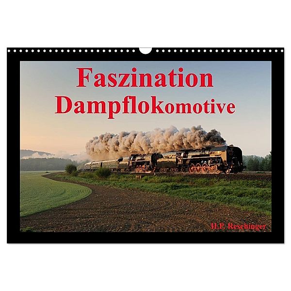 Faszination Dampflokomotive (Wandkalender 2025 DIN A3 quer), CALVENDO Monatskalender, Calvendo, HP Reschinger