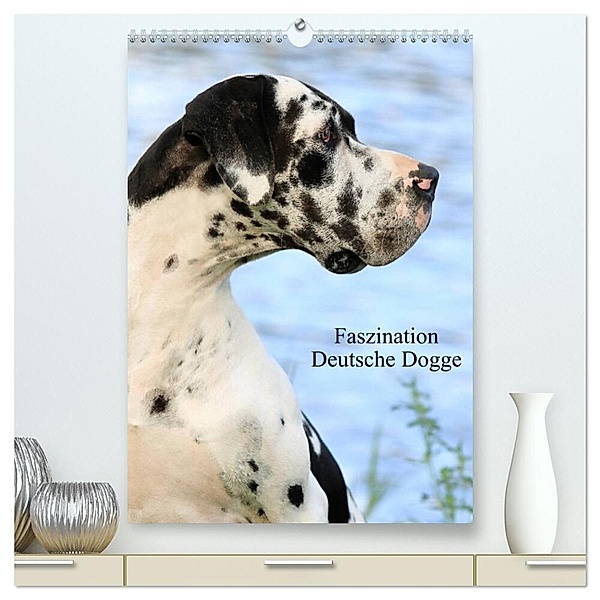 Faszination Deutsche Dogge (hochwertiger Premium Wandkalender 2024 DIN A2 hoch), Kunstdruck in Hochglanz, Marion Reiss-Seibert