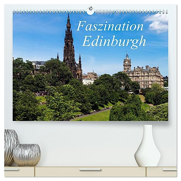 Faszination Edinburgh (hochwertiger Premium Wandkalender 2024 DIN A2 quer), Kunstdruck in Hochglanz, Holger Much Photography Berlin