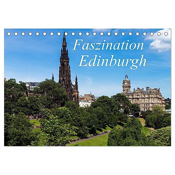 Faszination Edinburgh (Tischkalender 2024 DIN A5 quer), CALVENDO Monatskalender, Holger Much Photography Berlin
