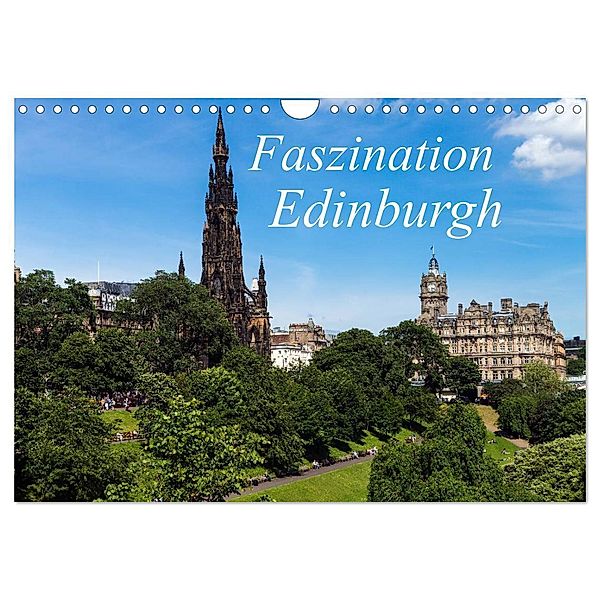 Faszination Edinburgh (Wandkalender 2024 DIN A4 quer), CALVENDO Monatskalender, Holger Much Photography Berlin