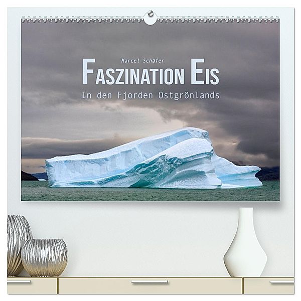 Faszination Eis - In den Fjorden Ostgrönlands (hochwertiger Premium Wandkalender 2024 DIN A2 quer), Kunstdruck in Hochglanz, Calvendo, Marcel Schäfer