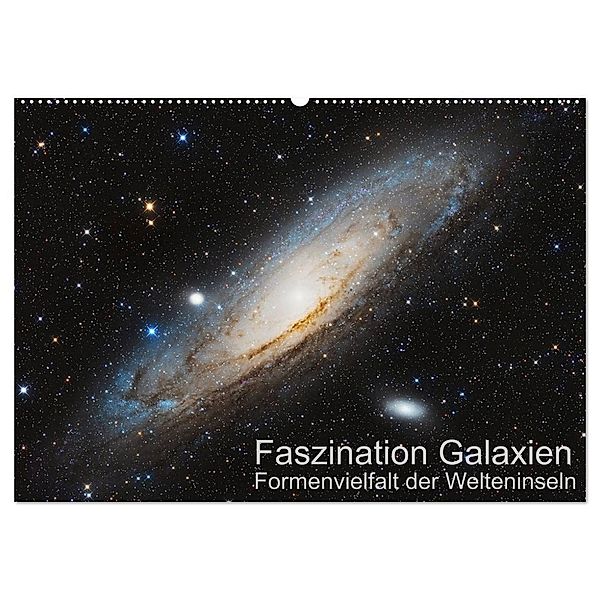 Faszination Galaxien Formenvielfalt der Welteninseln (Wandkalender 2024 DIN A2 quer), CALVENDO Monatskalender, Dr. Kai Wiechen