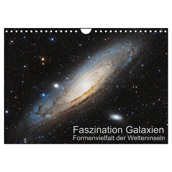 Faszination Galaxien Formenvielfalt der Welteninseln (Wandkalender 2024 DIN A4 quer), CALVENDO Monatskalender, Dr. Kai Wiechen