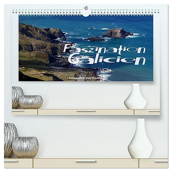 Faszination Galicien 2024 (hochwertiger Premium Wandkalender 2024 DIN A2 quer), Kunstdruck in Hochglanz, Udo Haafke