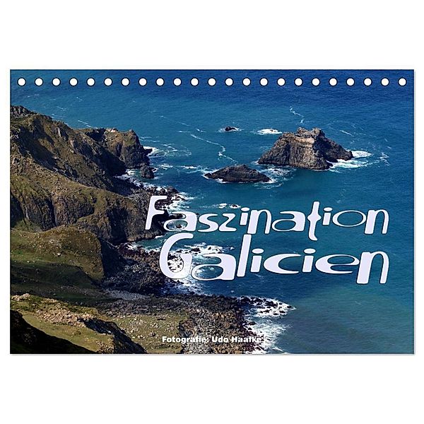 Faszination Galicien 2024 (Tischkalender 2024 DIN A5 quer), CALVENDO Monatskalender, Udo Haafke