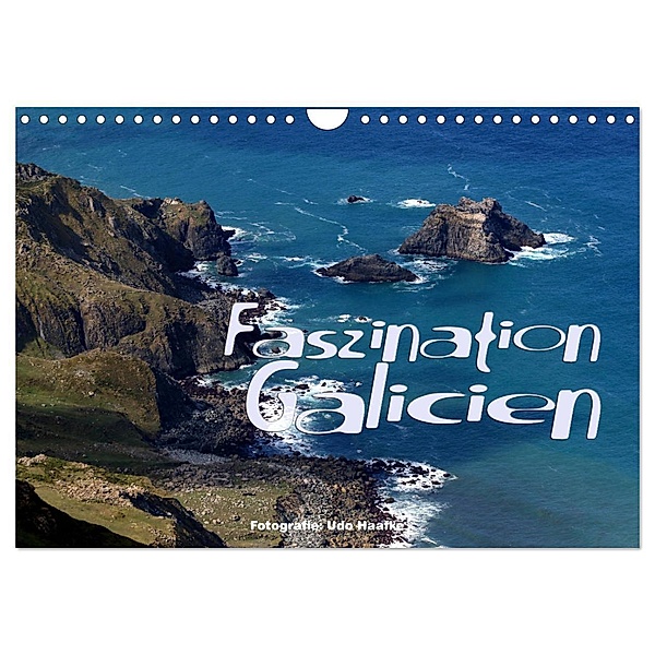 Faszination Galicien 2024 (Wandkalender 2024 DIN A4 quer), CALVENDO Monatskalender, Udo Haafke