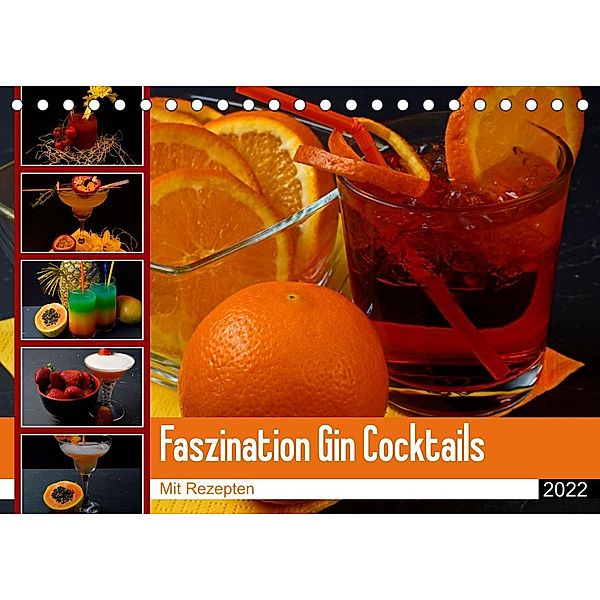 Faszination Gin Cocktails (Tischkalender 2022 DIN A5 quer), Babetts Bildergalerie - Babett Paul