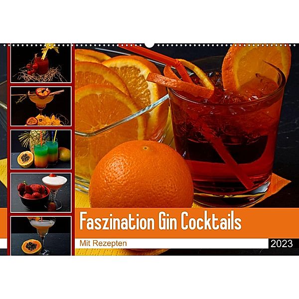 Faszination Gin Cocktails (Wandkalender 2023 DIN A2 quer), Babetts Bildergalerie - Babett Paul