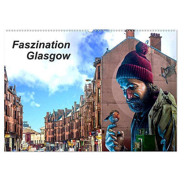 Faszination Glasgow (Wandkalender 2024 DIN A2 quer), CALVENDO Monatskalender, Holger Much