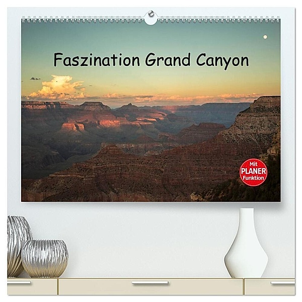 Faszination Grand Canyon (hochwertiger Premium Wandkalender 2024 DIN A2 quer), Kunstdruck in Hochglanz, Andrea Potratz