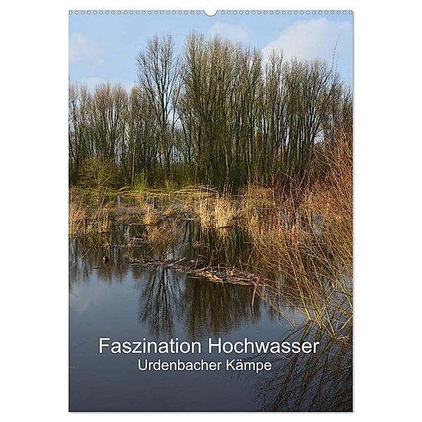 Faszination Hochwasser - Urdenbacher Kämpe (Wandkalender 2024 DIN A2 hoch), CALVENDO Monatskalender, Renate Grobelny