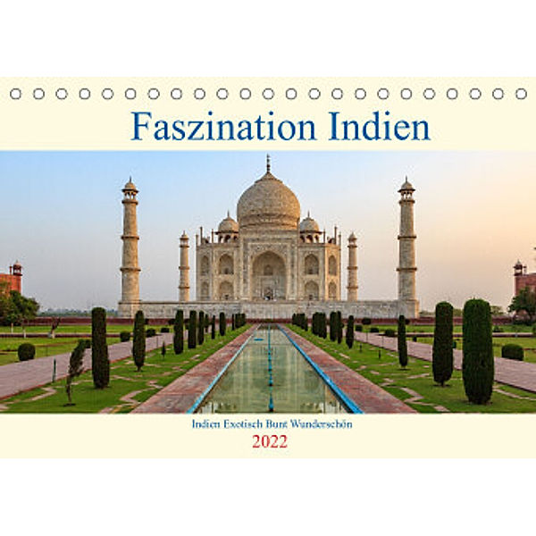 Faszination Indien (Tischkalender 2022 DIN A5 quer), Roland Brack