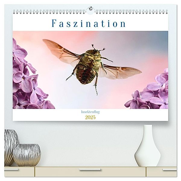Faszination Insektenflug (hochwertiger Premium Wandkalender 2025 DIN A2 quer), Kunstdruck in Hochglanz, Calvendo, André Skonieczny
