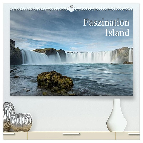 Faszination Island (hochwertiger Premium Wandkalender 2024 DIN A2 quer), Kunstdruck in Hochglanz, Markus Kobel