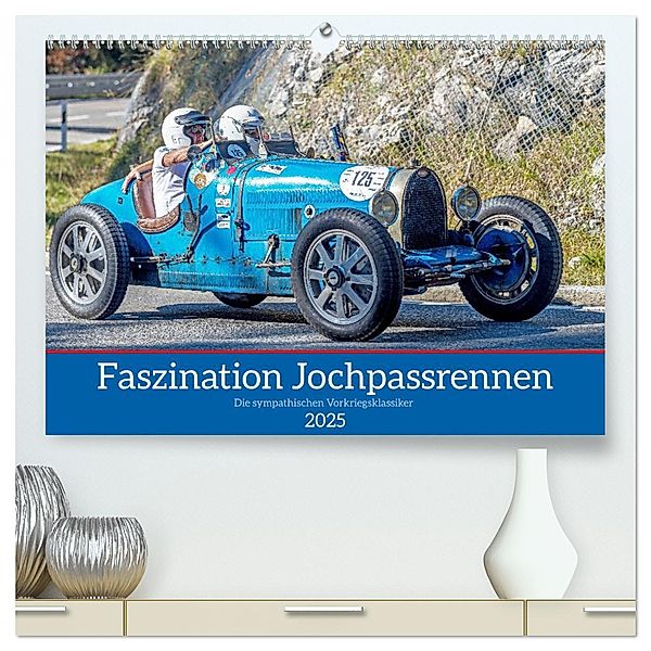 Faszination Jochpassrennen (hochwertiger Premium Wandkalender 2025 DIN A2 quer), Kunstdruck in Hochglanz, Calvendo, Stephan Käufer