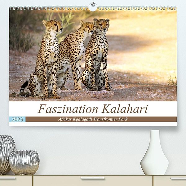 Faszination Kalahari (Premium, hochwertiger DIN A2 Wandkalender 2023, Kunstdruck in Hochglanz), Wibke Woyke