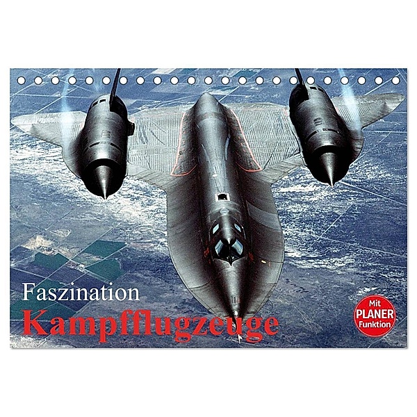 Faszination Kampfflugzeuge (Tischkalender 2024 DIN A5 quer), CALVENDO Monatskalender, Elisabeth Stanzer