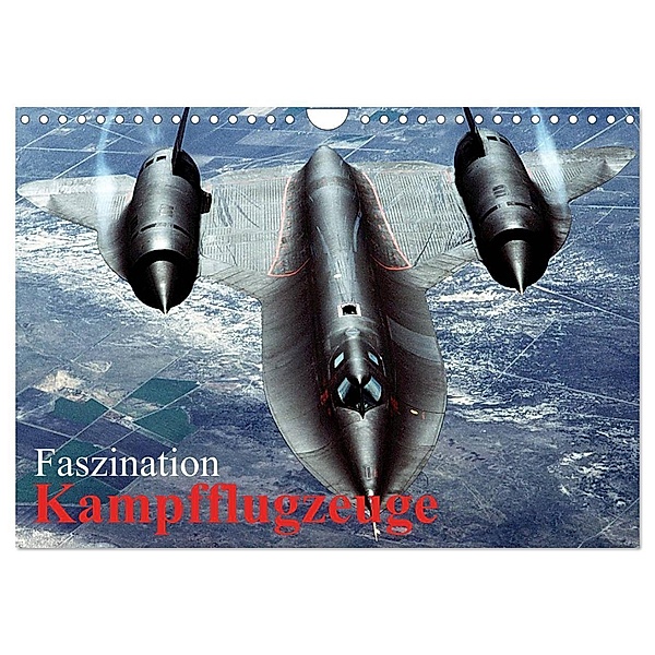Faszination Kampfflugzeuge (Wandkalender 2024 DIN A4 quer), CALVENDO Monatskalender, Elisabeth Stanzer