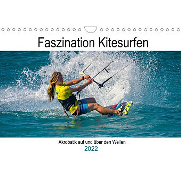 Faszination Kitesurfen (Wandkalender 2022 DIN A4 quer), Michael Fahrenbach