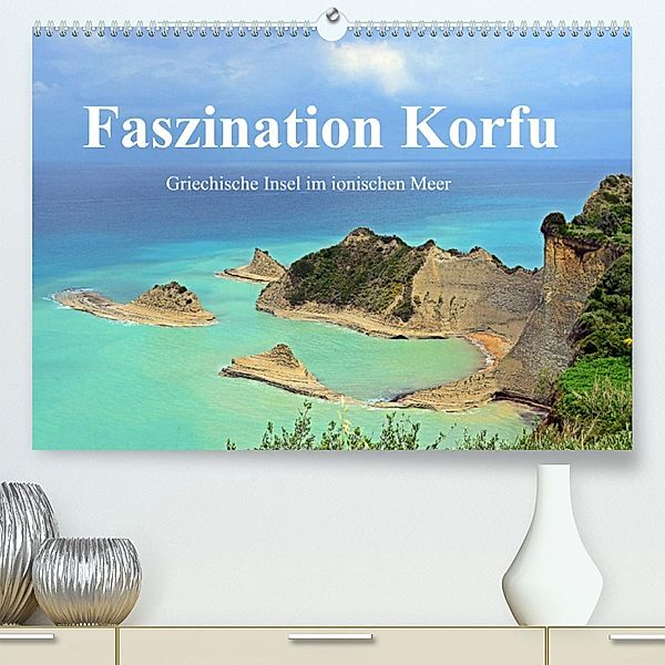 Faszination Korfu (Premium, hochwertiger DIN A2 Wandkalender 2023, Kunstdruck in Hochglanz), Sarnade