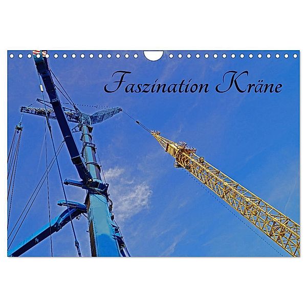 Faszination Kräne (Wandkalender 2024 DIN A4 quer), CALVENDO Monatskalender, Babett Paul - Babetts Bildergalerie