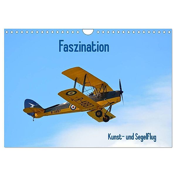Faszination Kunst- und Segelflug (Wandkalender 2024 DIN A4 quer), CALVENDO Monatskalender, Friedrich Wesch