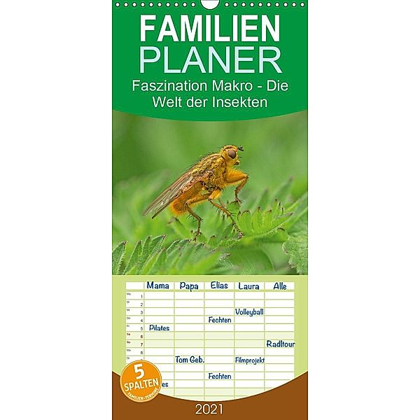 Faszination Makro - Die Welt der Insekten - Familienplaner hoch (Wandkalender 2021 , 21 cm x 45 cm, hoch), Andrea Potratz