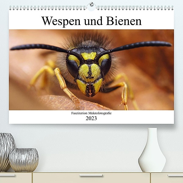 Faszination Makrofotografie: Wespen und Bienen (Premium, hochwertiger DIN A2 Wandkalender 2023, Kunstdruck in Hochglanz), Alexander Mett Photography