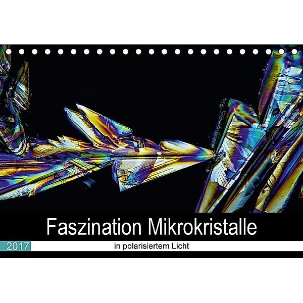 Faszination Mikrokristalle in polarisiertem Licht (Tischkalender 2017 DIN A5 quer), Thomas Becker