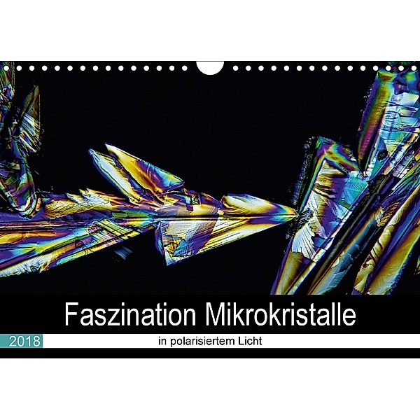 Faszination Mikrokristalle in polarisiertem Licht (Wandkalender 2018 DIN A4 quer), Thomas Becker
