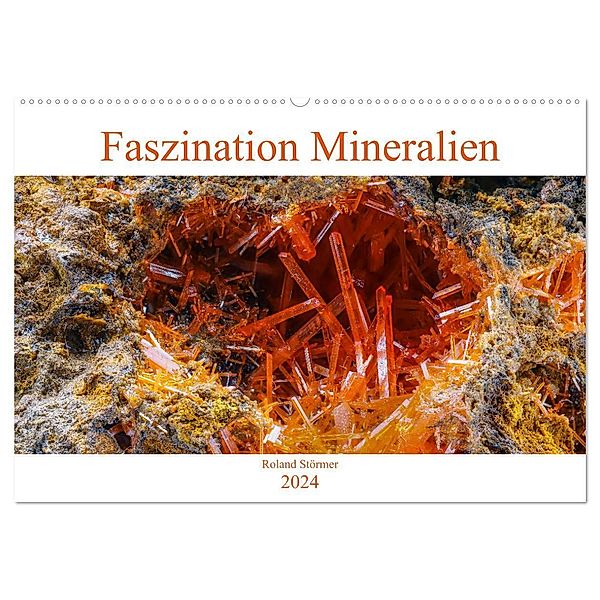 Faszination Mineralien (Wandkalender 2024 DIN A2 quer), CALVENDO Monatskalender, Roland Störmer