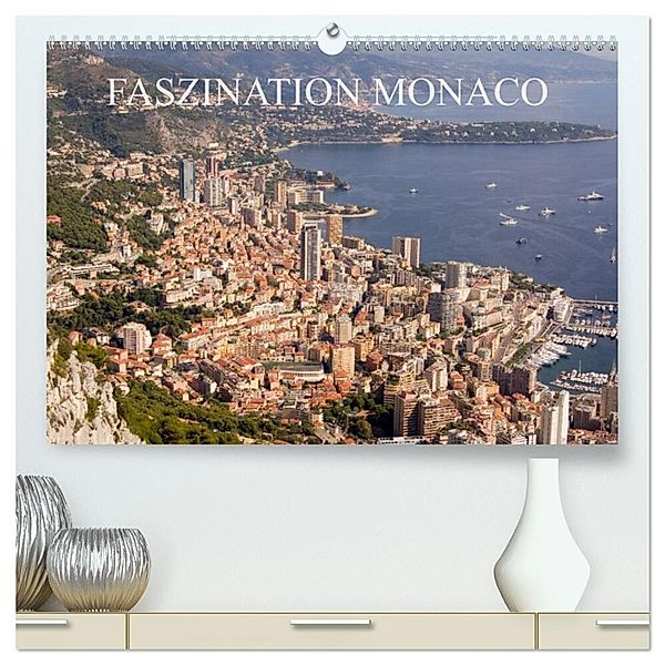 Faszination Monaco (hochwertiger Premium Wandkalender 2025 DIN A2 quer), Kunstdruck in Hochglanz, Calvendo, Roland N.