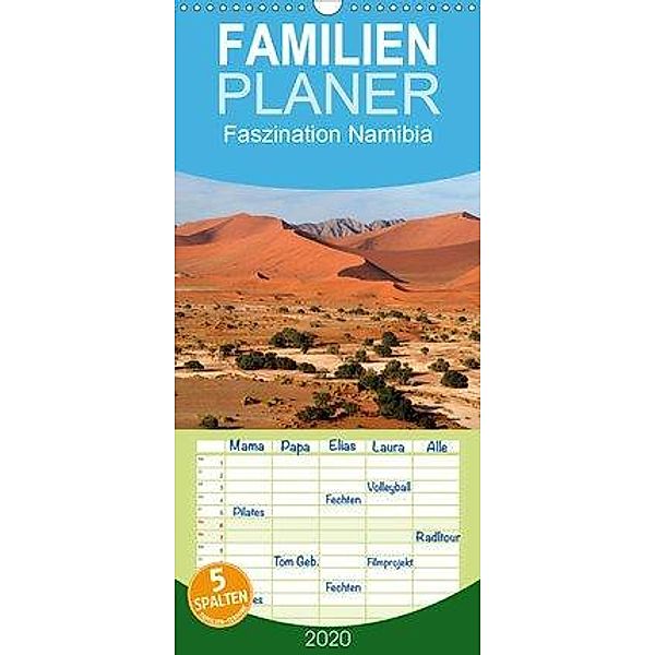 Faszination Namibia - Familienplaner hoch (Wandkalender 2020 , 21 cm x 45 cm, hoch), Frauke Scholz