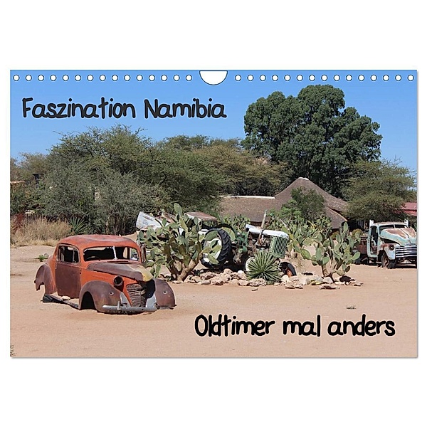 Faszination Namibia - Oldtimer mal anders (Wandkalender 2024 DIN A4 quer), CALVENDO Monatskalender, Liliwe