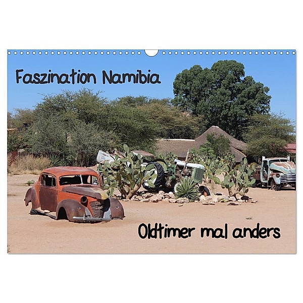 Faszination Namibia - Oldtimer mal anders (Wandkalender 2024 DIN A3 quer), CALVENDO Monatskalender, Liliwe