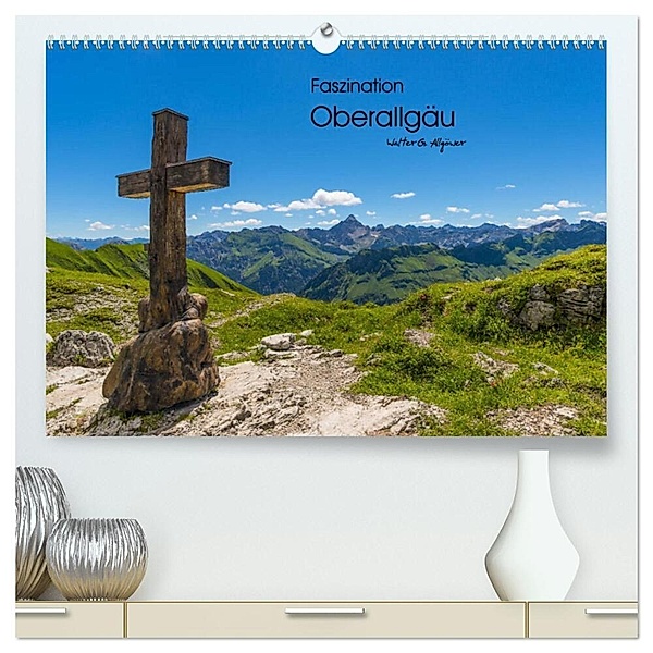 Faszination Oberallgäu (hochwertiger Premium Wandkalender 2024 DIN A2 quer), Kunstdruck in Hochglanz, Walter G. Allgöwer