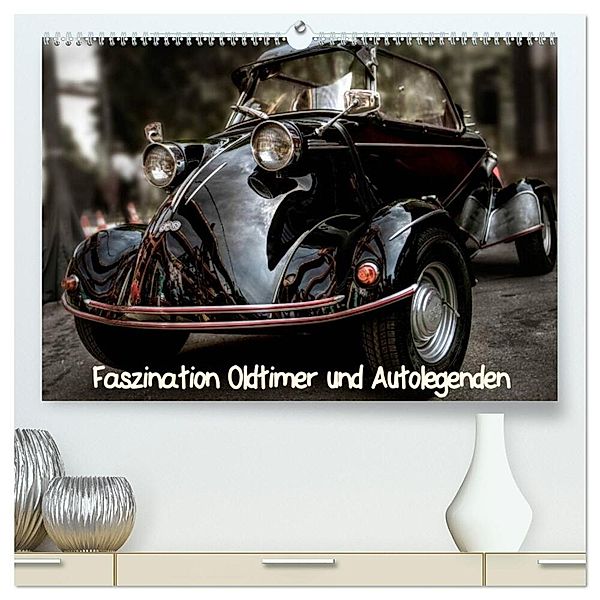 Faszination Oldtimer und Autolegenden (hochwertiger Premium Wandkalender 2024 DIN A2 quer), Kunstdruck in Hochglanz, Eleonore Swierczyna