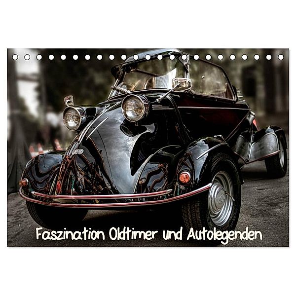 Faszination Oldtimer und Autolegenden (Tischkalender 2024 DIN A5 quer), CALVENDO Monatskalender, Eleonore Swierczyna