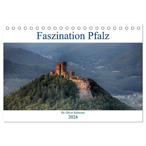 Faszination Pfalz (Tischkalender 2024 DIN A5 quer), CALVENDO Monatskalender, Dr. Oliver Schwenn