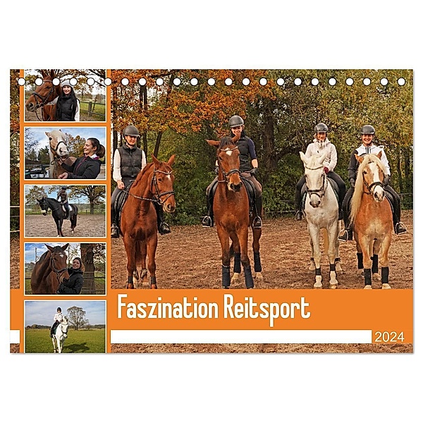 Faszination Reitsport (Tischkalender 2024 DIN A5 quer), CALVENDO Monatskalender, Babett Paul - Babetts Bildergalerie